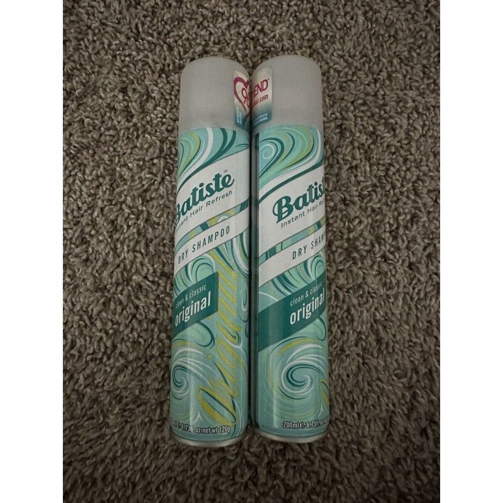 2X Batiste Dry Shampoo Original Clean & Classic 6.73 oz / 200mL